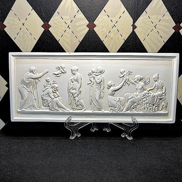 Vintage “The Ages of Love” 1824 Cherub Plaque Relief - Thorvaldsen - Picture 1 of 10